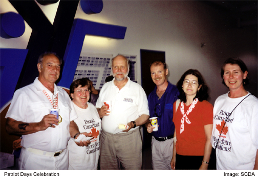 Some SCDA Board Members during the Patriot Days Celebrations - Source: SCDA